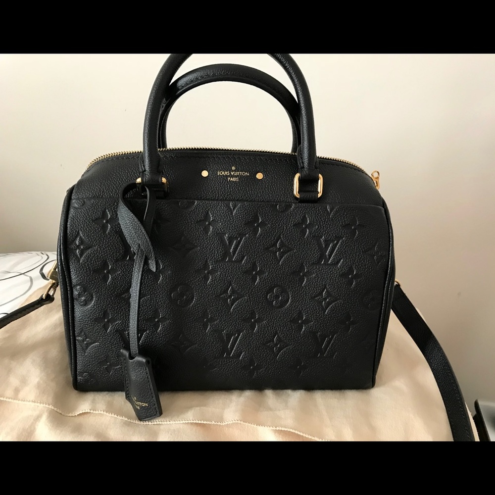 Louis Vuitton speedy b 25 empreinte noir